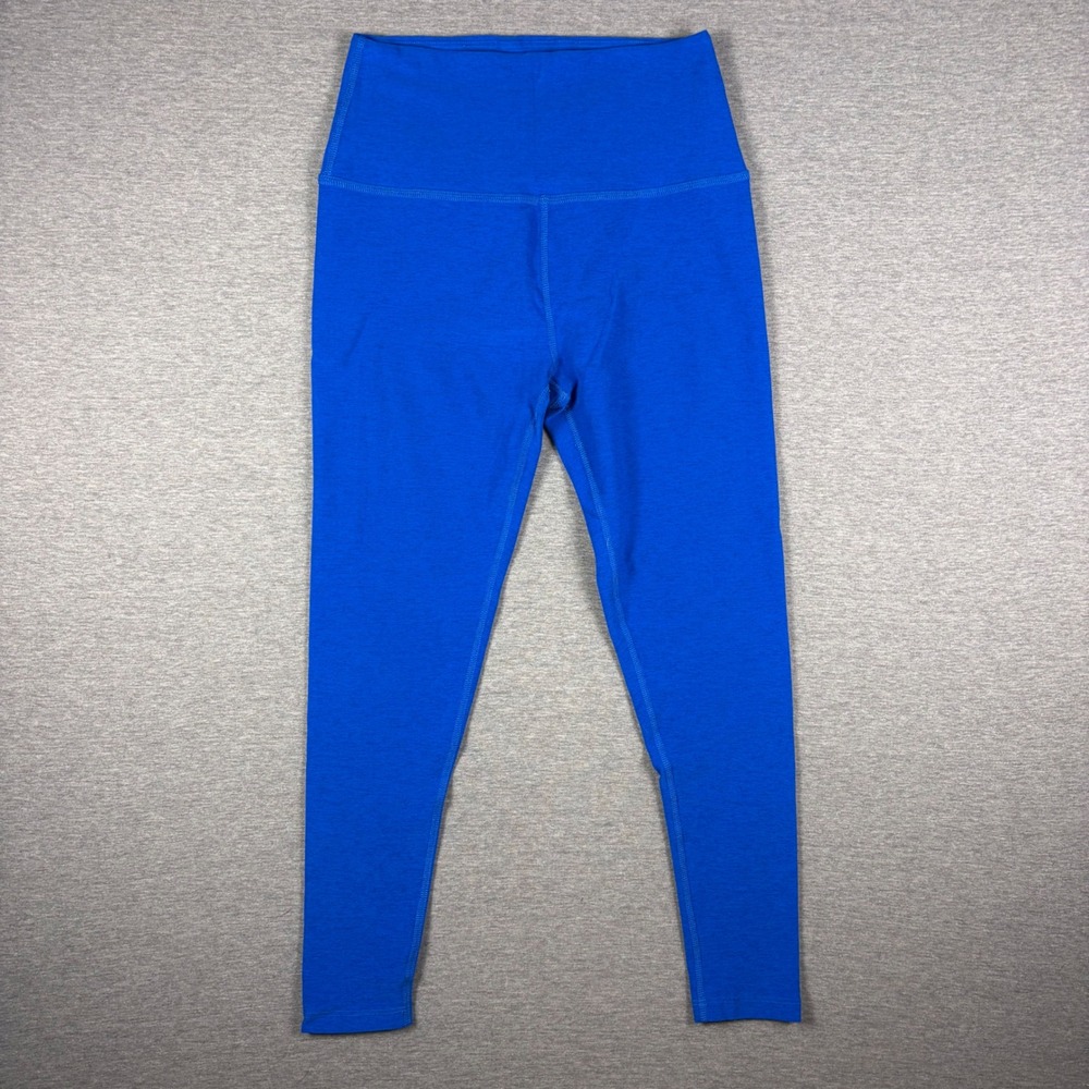 Beyond Yoga Leggings At Your Leisure Medium Spacedye Marine Blue High Rise